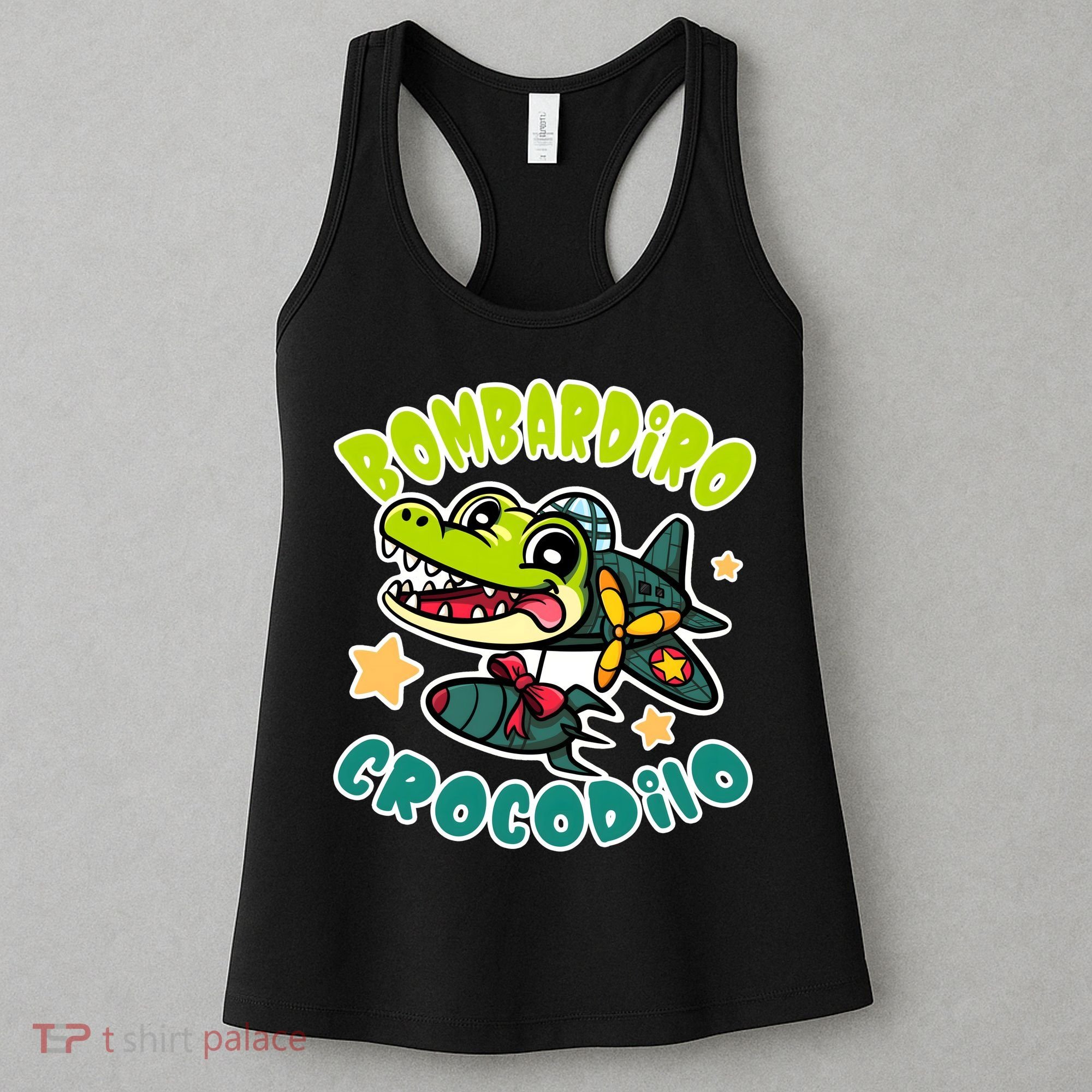 Brainrot Bombardiro Crocodilo Women's Tank Top