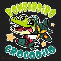 Brainrot Bombardiro Crocodilo Hat thumb 2