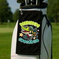 Brainrot Bombardiro Crocodilo Golf Towel thumb 2