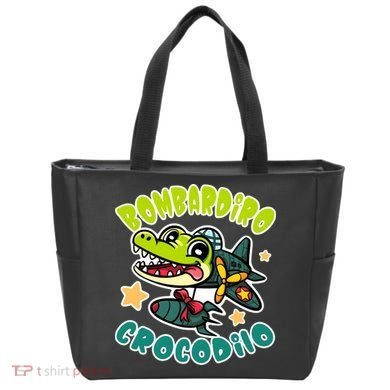 Brainrot Bombardiro Crocodilo Tote Bag