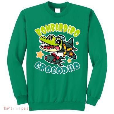 Brainrot Bombardiro Crocodilo Sweatshirt