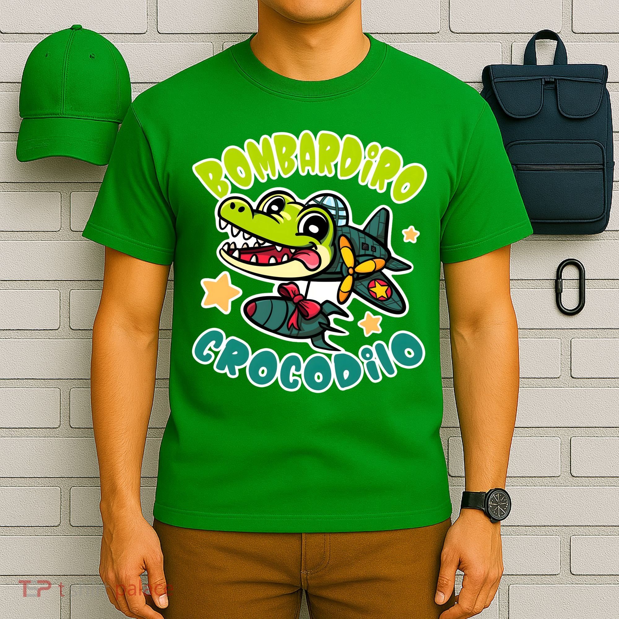 Brainrot Bombardiro Crocodilo T-Shirt