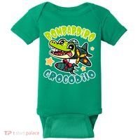 Brainrot Bombardiro Crocodilo Baby Bodysuit thumb 0