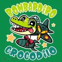 Brainrot Bombardiro Crocodilo Toddler Hoodie thumb 2