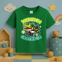 Brainrot Bombardiro Crocodilo Toddler T-Shirt thumb 3