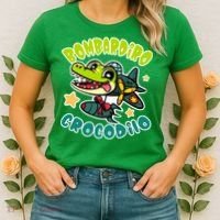 Brainrot Bombardiro Crocodilo Women's T-Shirt thumb 2