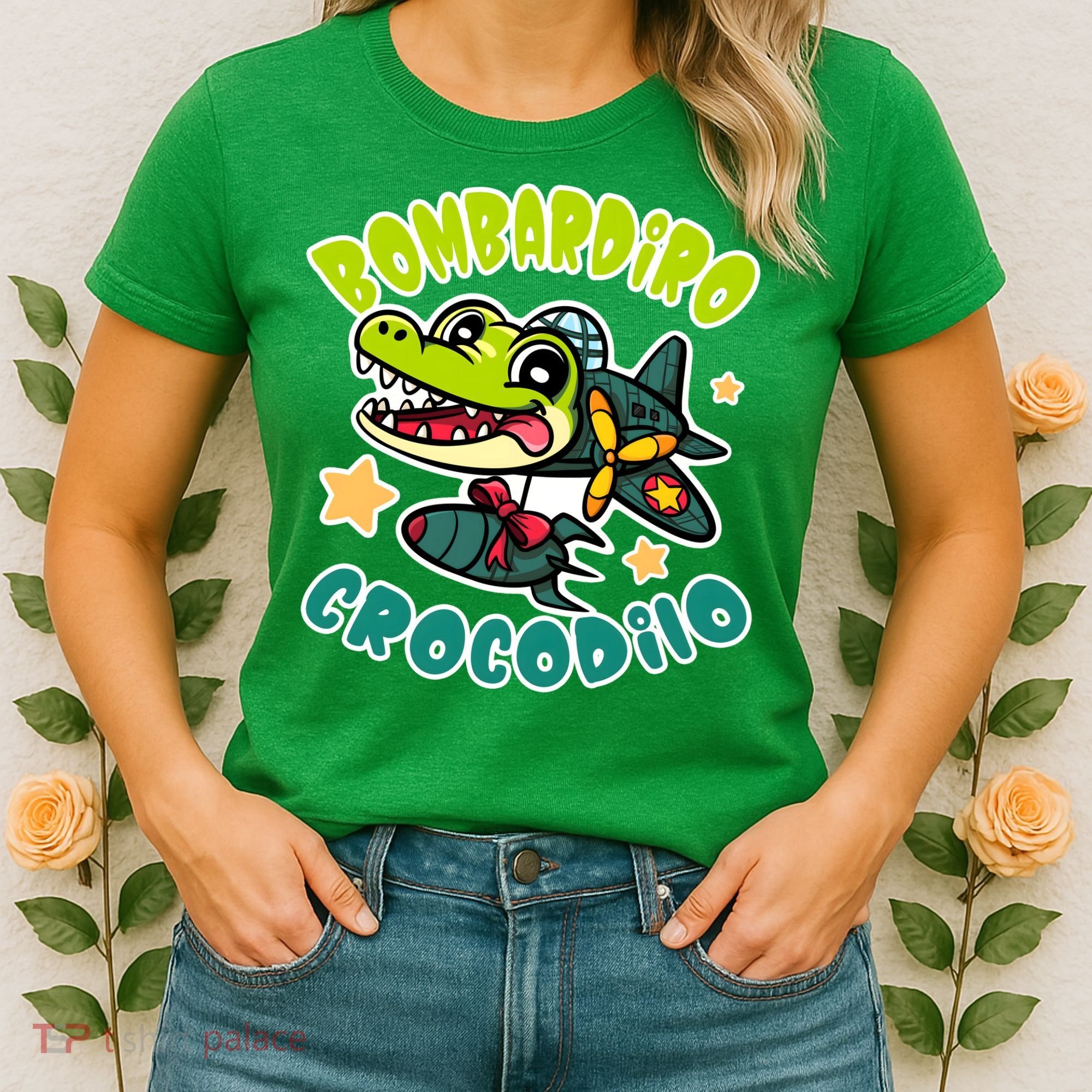 Brainrot Bombardiro Crocodilo Women's T-Shirt