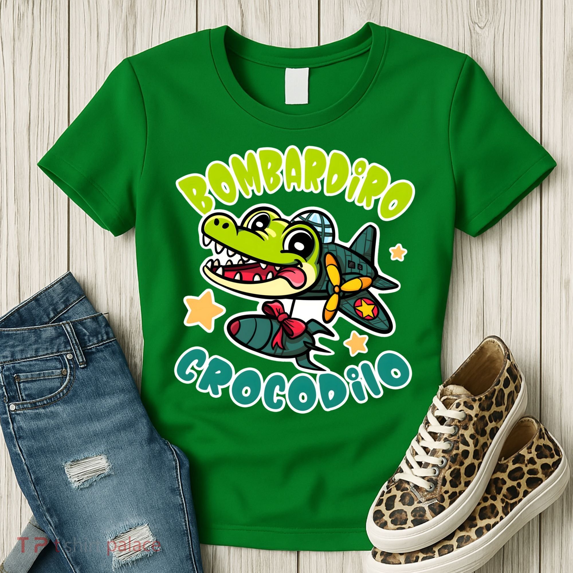 Brainrot Bombardiro Crocodilo Women's T-Shirt