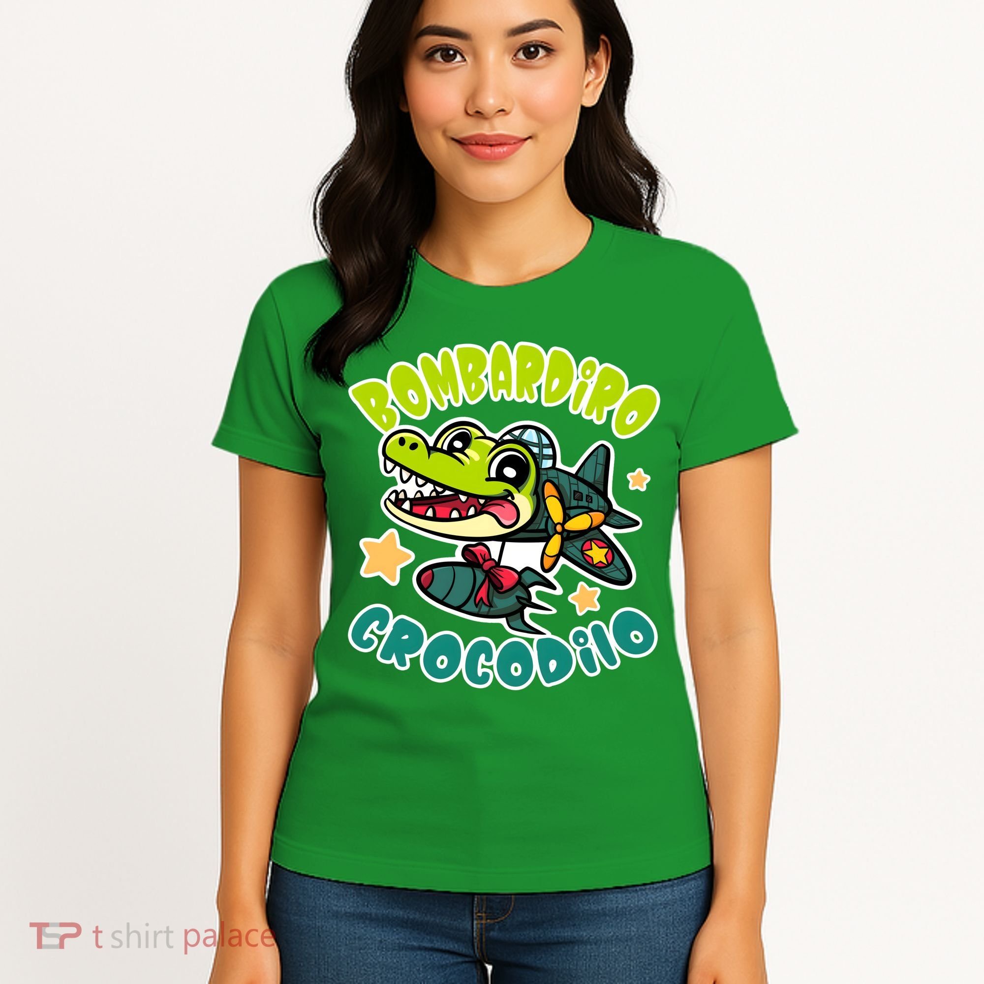 Brainrot Bombardiro Crocodilo Women's T-Shirt