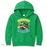 Brainrot Bombardiro Crocodilo Kids Hoodie thumb 0