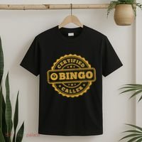 Bingo Bingo Caller Certified Funny Bingo T-Shirt thumb 2