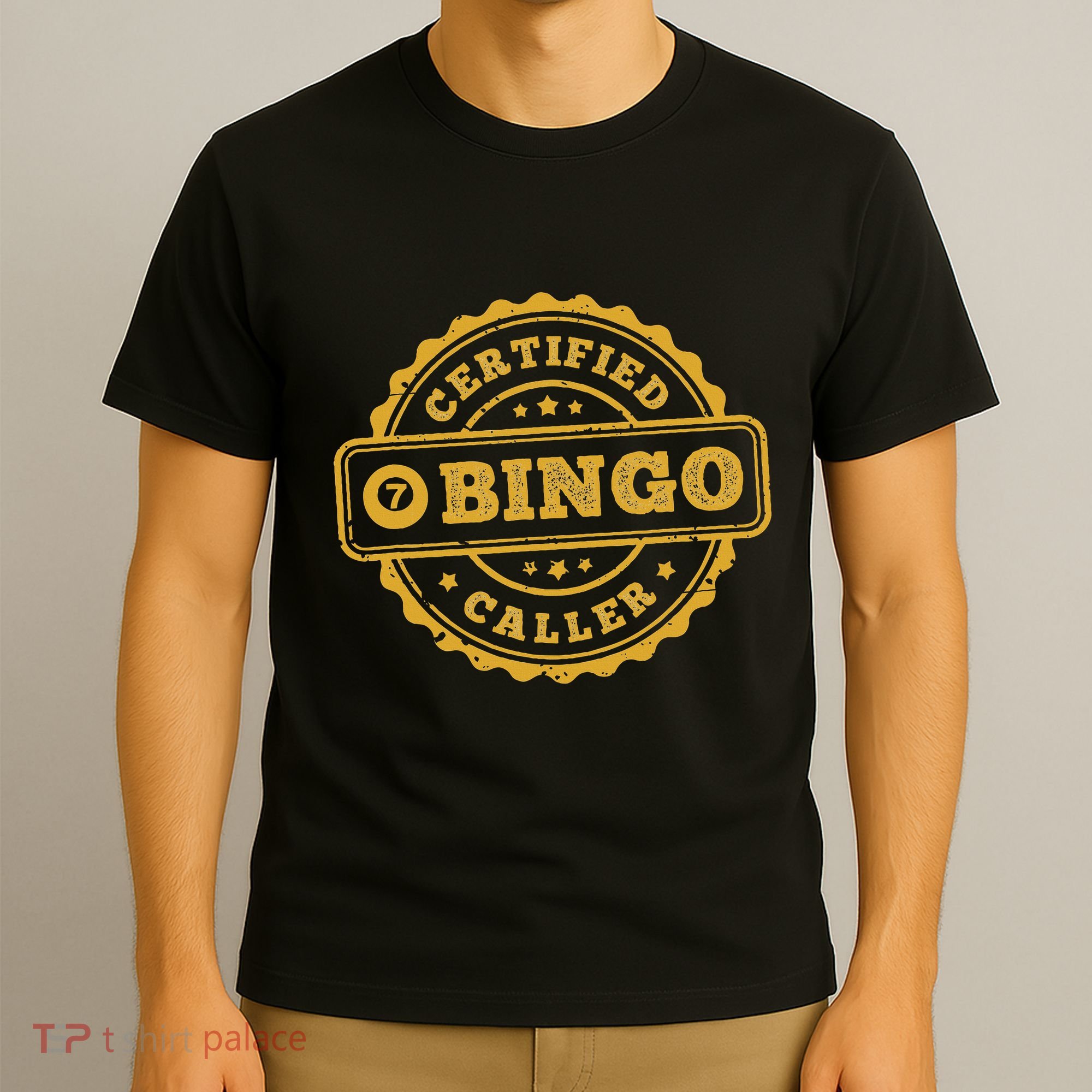 Bingo Bingo Caller Certified Funny Bingo T-Shirt