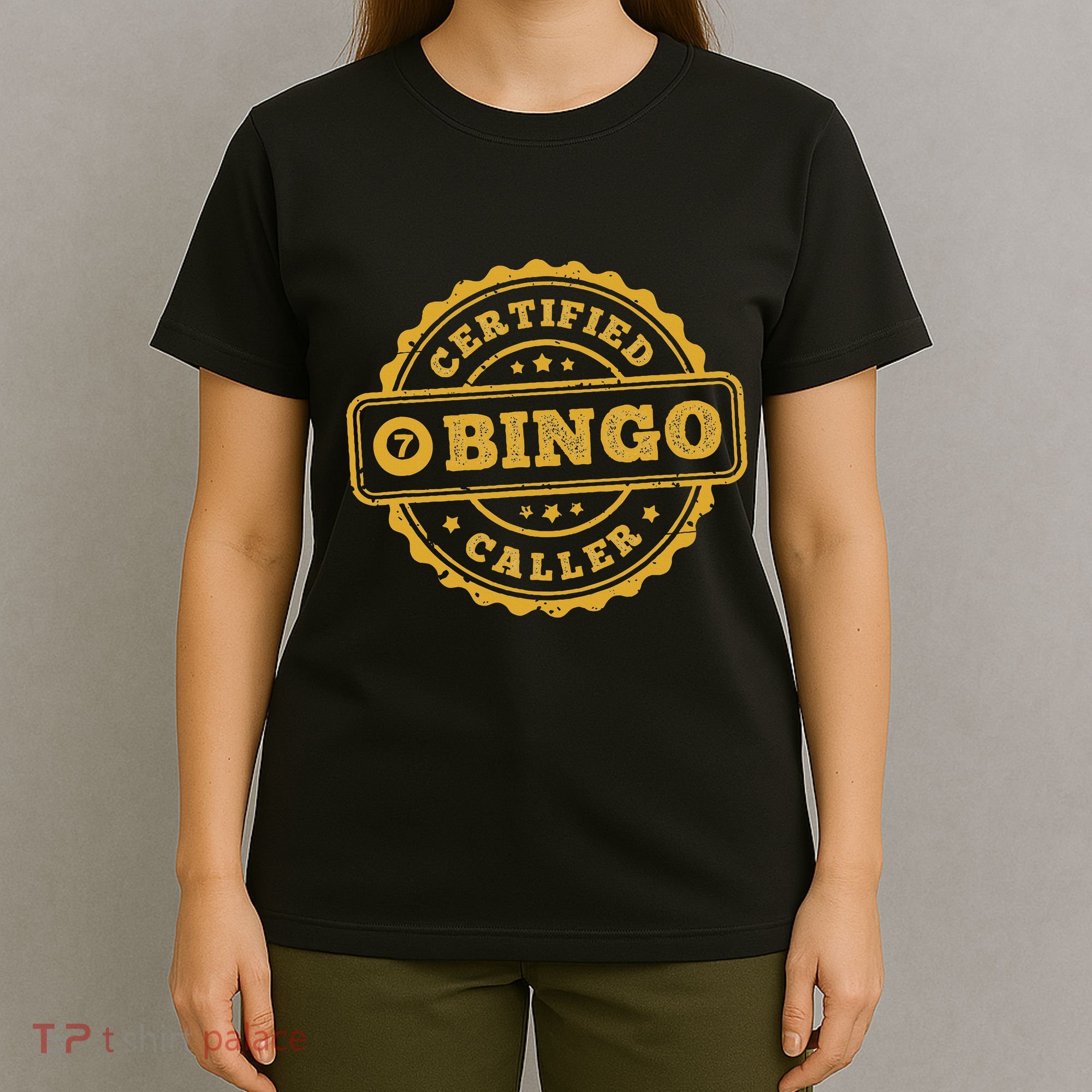 Bingo Bingo Caller Certified Funny Bingo T-Shirt