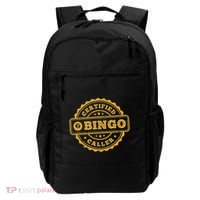 Bingo Bingo Caller Certified Funny Bingo Backpack thumb 0