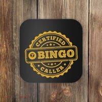 Bingo Bingo Caller Certified Funny Bingo Coaster thumb 0