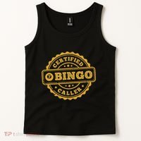 Bingo Bingo Caller Certified Funny Bingo Tank Top thumb 2