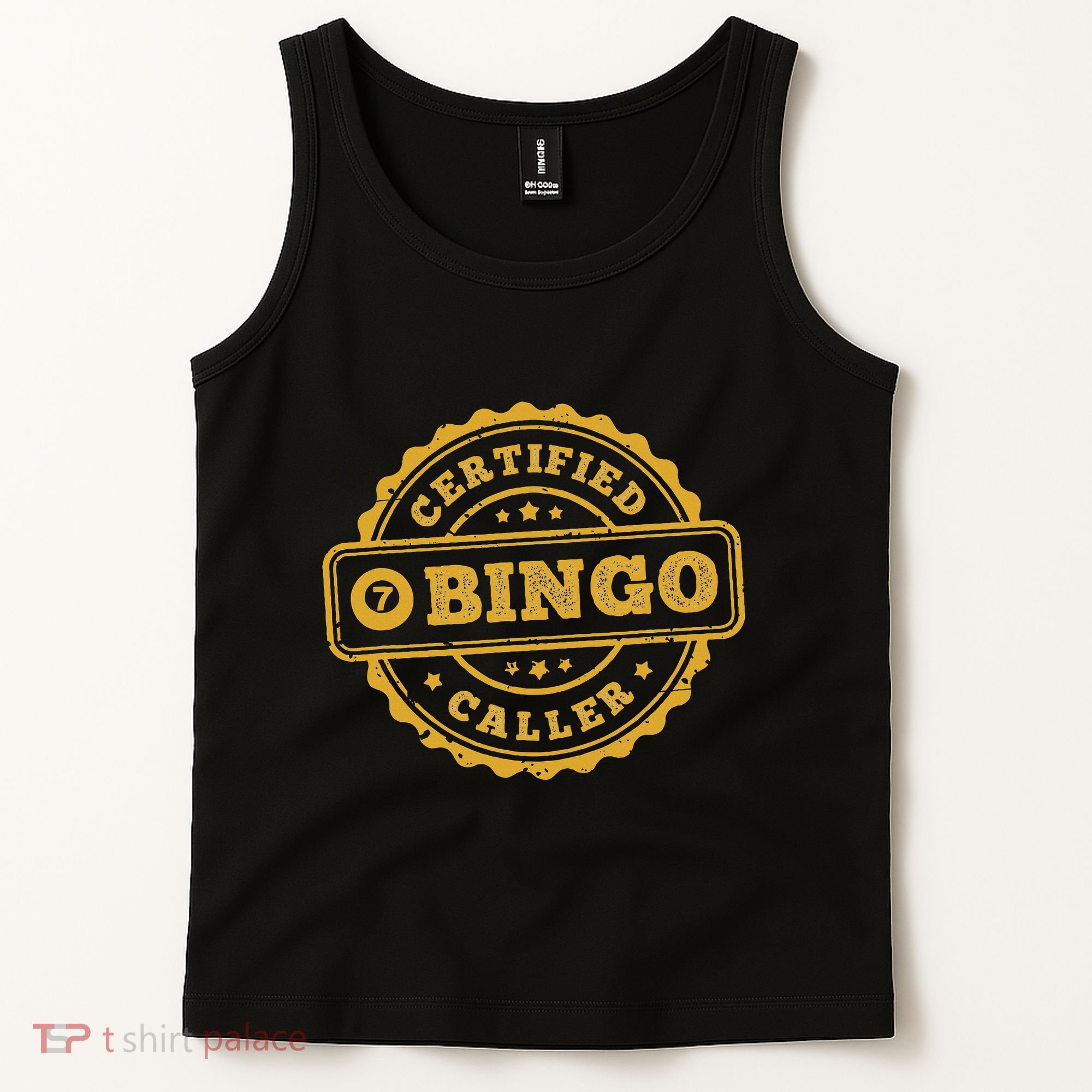 Bingo Bingo Caller Certified Funny Bingo Tank Top
