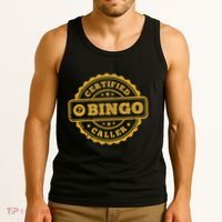 Bingo Bingo Caller Certified Funny Bingo Tank Top thumb 3