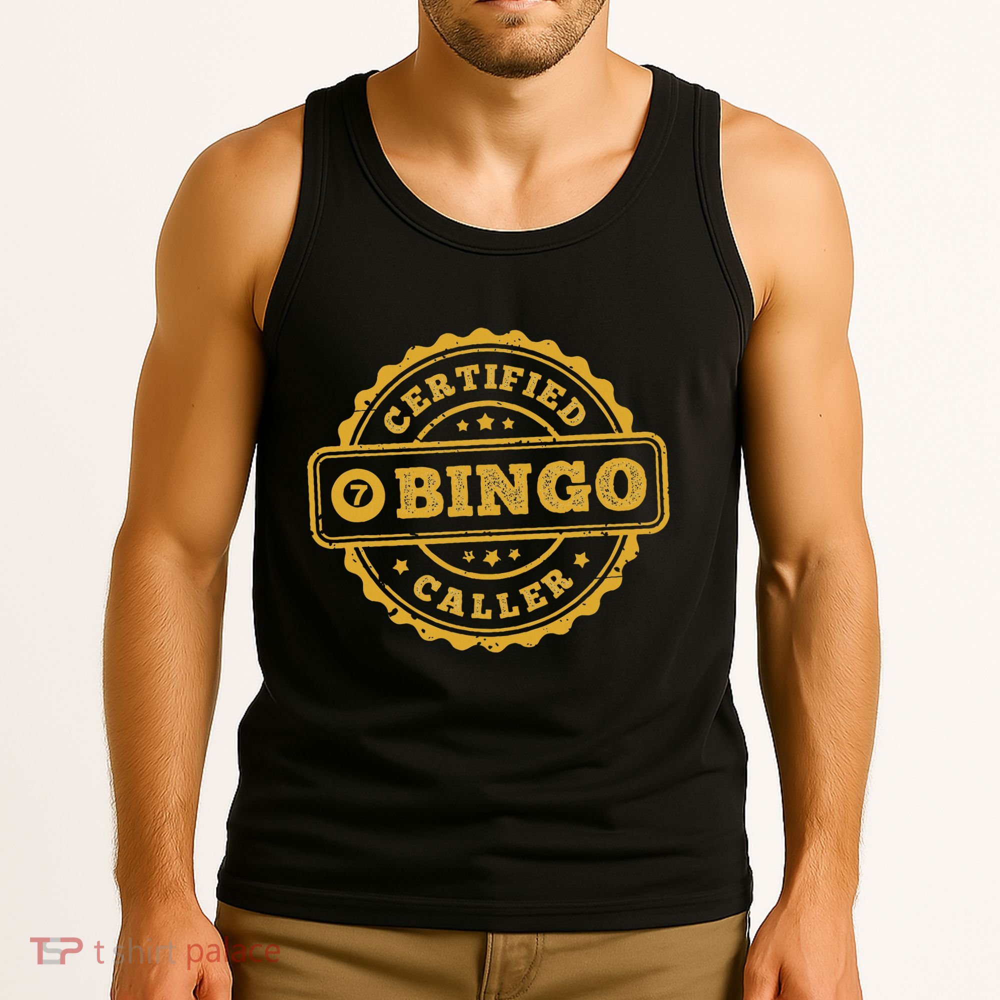 Bingo Bingo Caller Certified Funny Bingo Tank Top