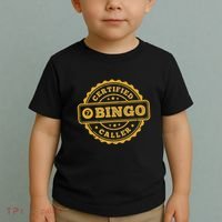 Bingo Bingo Caller Certified Funny Bingo Toddler T-Shirt thumb 2