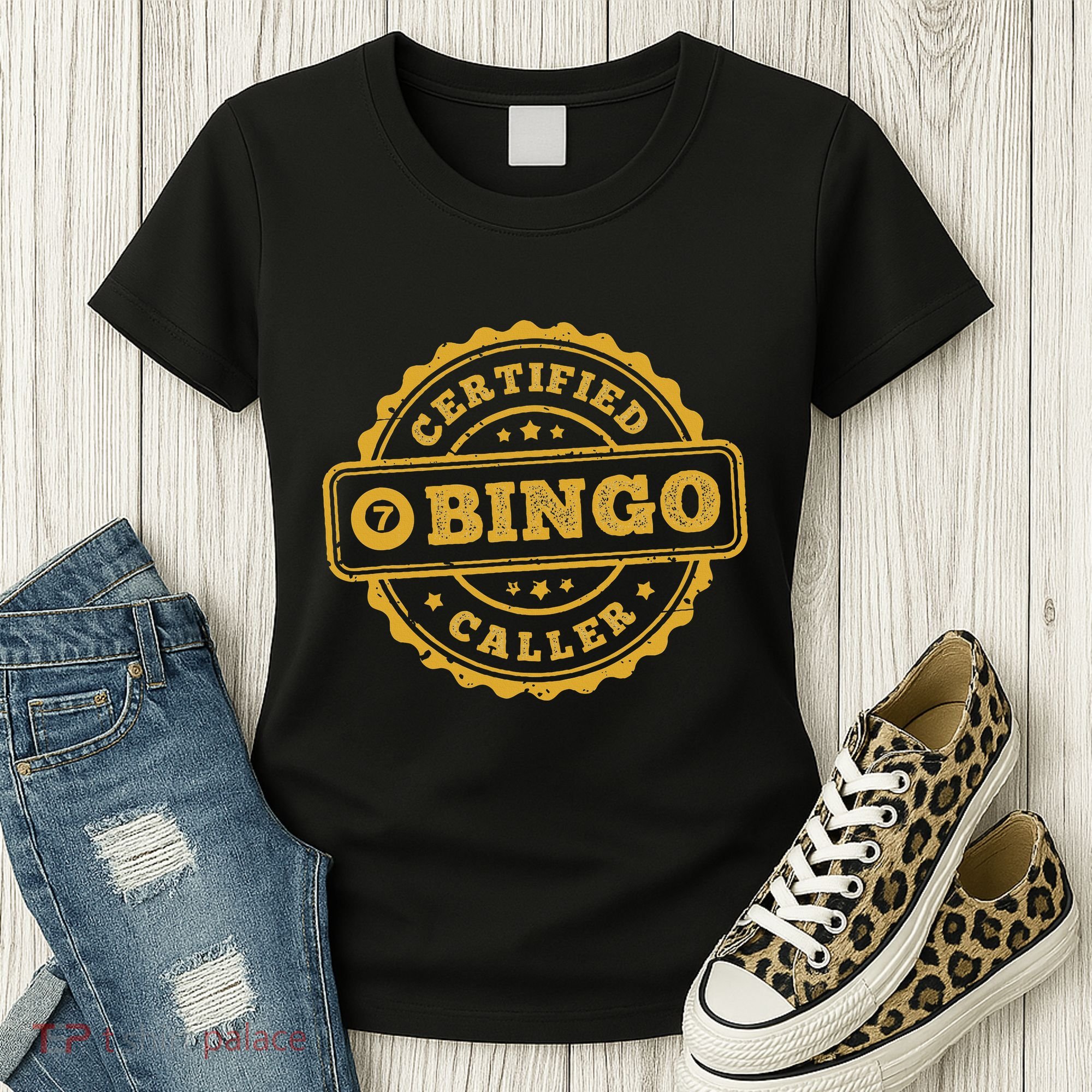 Bingo Bingo Caller Certified Funny Bingo Women's T-Shirt