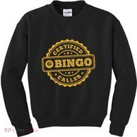 Bingo Bingo Caller Certified Funny Bingo Kids Sweatshirt thumb 0