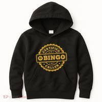 Bingo Bingo Caller Certified Funny Bingo Kids Hoodie thumb 0