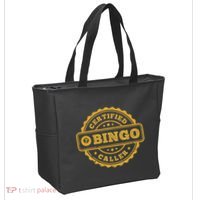 Bingo Bingo Caller Certified Funny Bingo Tote Bag thumb 2