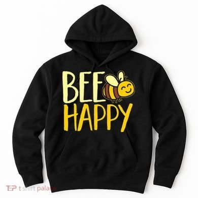  Bumble Bee Cute Bee Happy Hoodie