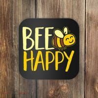  Bumble Bee Cute Bee Happy Coaster thumb 0