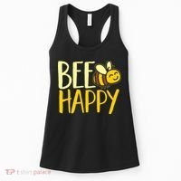  Bumble Bee Cute Bee Happy Women's Tank Top thumb 0