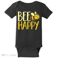  Bumble Bee Cute Bee Happy Baby Bodysuit thumb 0