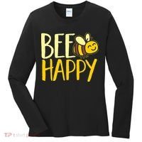  Bumble Bee Cute Bee Happy Women's Long Sleeve Shirt thumb 0