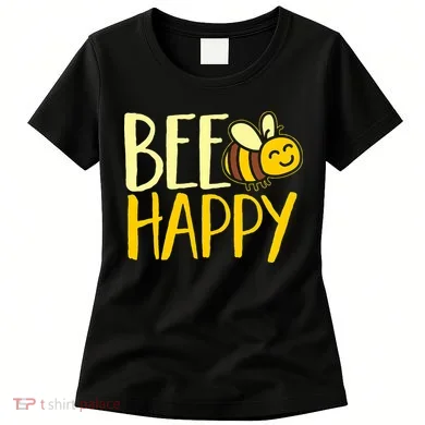  Bumble Bee Cute Bee Happy Women's T-Shirt