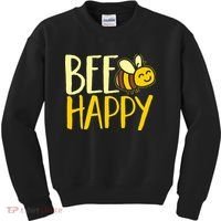  Bumble Bee Cute Bee Happy Kids Sweatshirt thumb 0