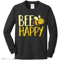  Bumble Bee Cute Bee Happy Kids Long Sleeve Shirt thumb 0
