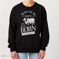 Brahman Bull Cattle Mini Zebu Cow Women's Sweatshirt thumb 0