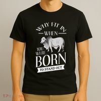 Brahman Bull Cattle Mini Zebu Cow T-Shirt thumb 3