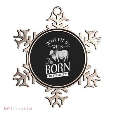 Brahman Bull Cattle Mini Zebu Cow Ornament
