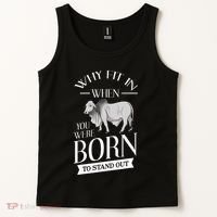 Brahman Bull Cattle Mini Zebu Cow Tank Top thumb 2