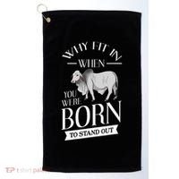 Brahman Bull Cattle Mini Zebu Cow Golf Towel thumb 0