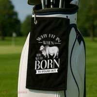 Brahman Bull Cattle Mini Zebu Cow Golf Towel thumb 2