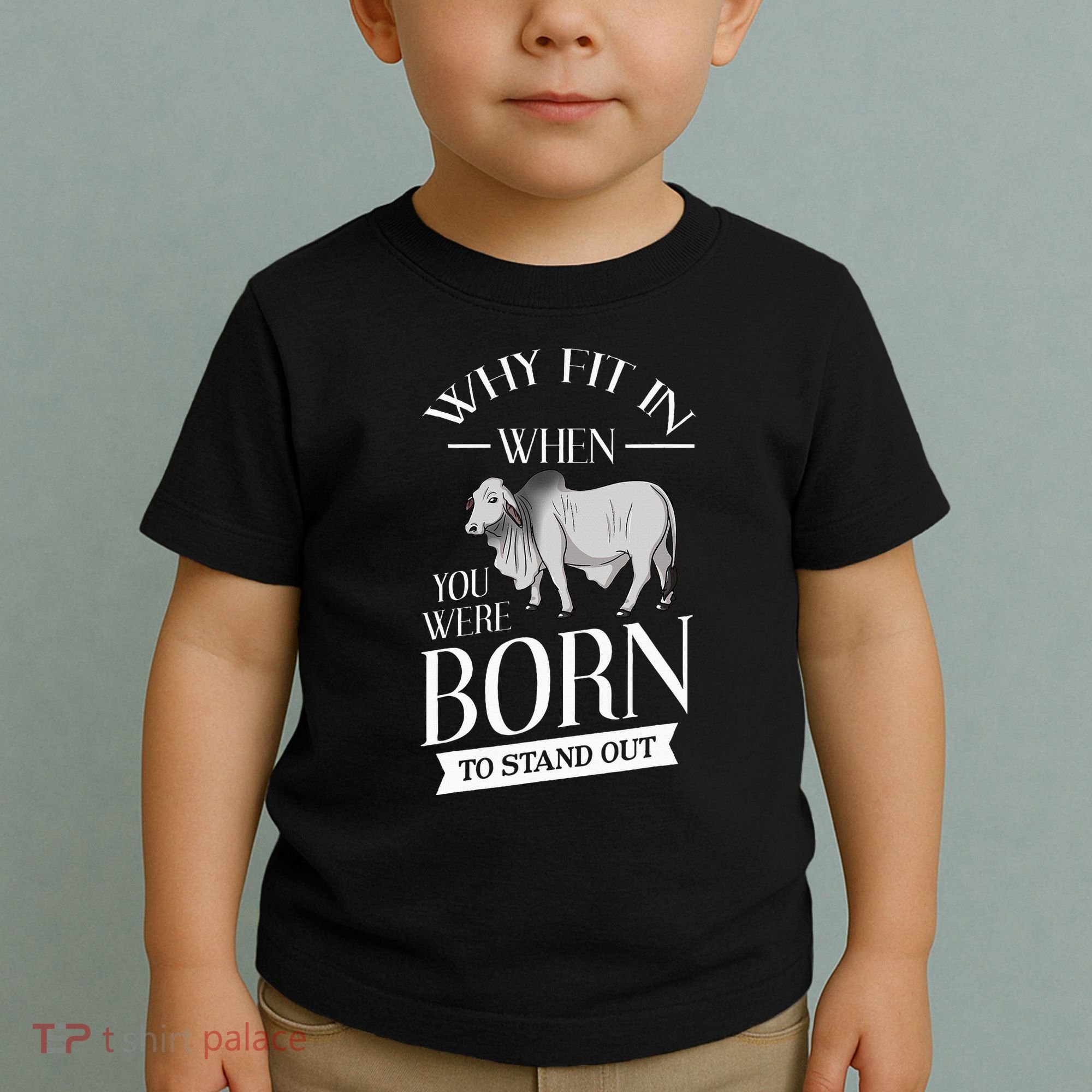 Brahman Bull Cattle Mini Zebu Cow Toddler T-Shirt