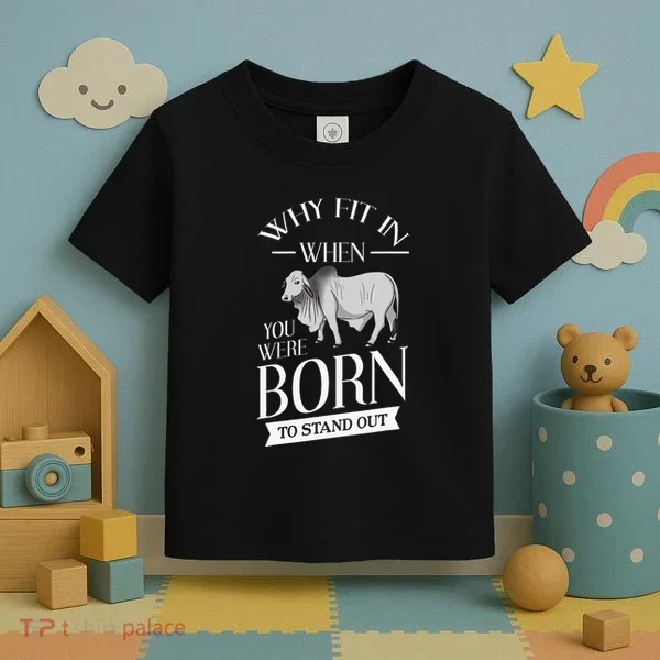 Brahman Bull Cattle Mini Zebu Cow Toddler T-Shirt