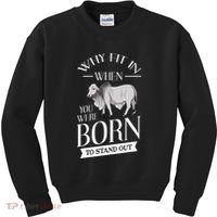 Brahman Bull Cattle Mini Zebu Cow Kids Sweatshirt thumb 0