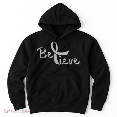 Believe Brain Cancer Brain Cancer Support Hoodie