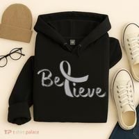 Believe Brain Cancer Brain Cancer Support Hoodie thumb 4