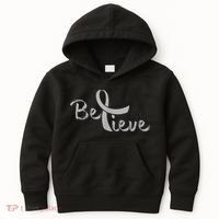Believe Brain Cancer Brain Cancer Support Kids Hoodie thumb 0