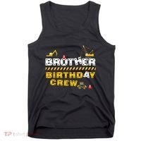 Brother Birthday Crew Construction Family Birthday Party Tank Top thumb 0