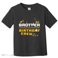 Brother Birthday Crew Construction Family Birthday Party Toddler T-Shirt thumb 0